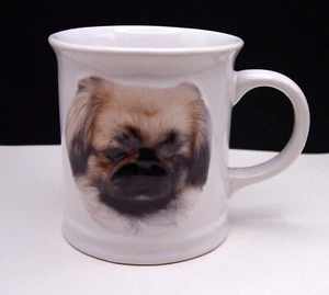 1999 XPRES Best Friend Originals PEKINGESE 3D Coffee Mug Raised Ceramic 12oz - Picture 1 of 5