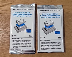 Papel ZINK Premium Polaroid 2x3 - 20 Hojas Nuevo y Precintado 2 Paquetes - Imagen 1 de 2