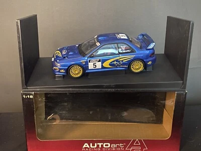1/18 AutoArt Subaru Impreza WRC Monte Carlo Rally 1999 #5 - Image 1 of 4