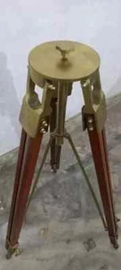 Vintage 63" Tripod Nautical LARGE Theater Stage Industrial Tripod Stand - Picture 1 of 7