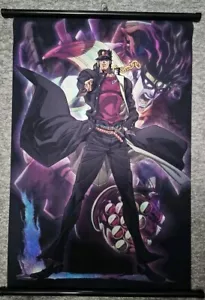 JOJO'S BIZZARE ADVENTURE WALL SCROLL JOTARO AND STAR PLATINUM - STOCKING FILLER - Picture 1 of 1