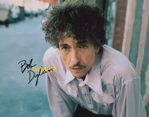 BOB DYLAN #3 RISTAMPA AUTOGRAFATA 8X10 FOTO FIRMATA NATALE UOMO GROTTA REGALO - Foto 1 di 1