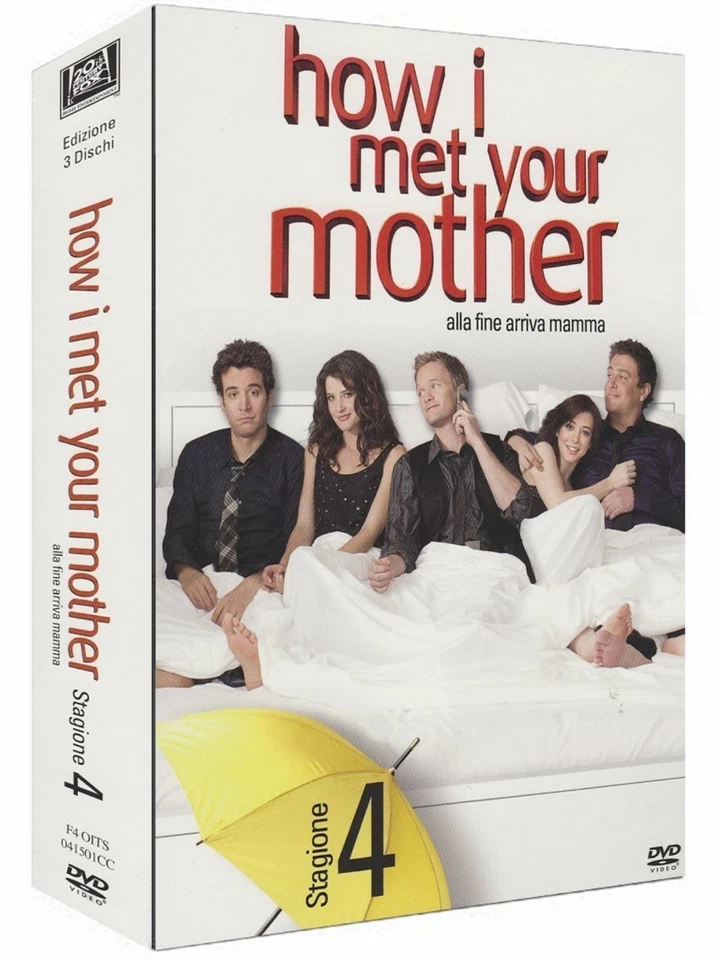 COFANETTO DVD - HOW I MET YOUR MOTHER SERIE STAGIONE 4 SERIE TV - 3 DVD - Nuovo - Immagine 1 di 1
