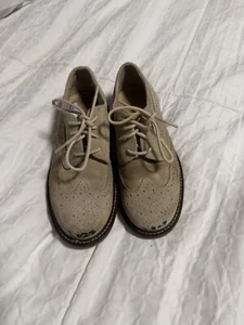 J CREW CREWCUTS Blue BOYS SUEDE LEATHER DRESS BOOTS SHOES KIDS K12 - Picture 1 of 5