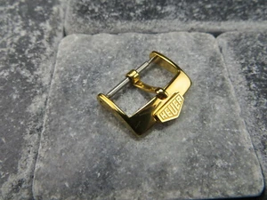 18 mm Authentisch TAG HEUER Politur Miniatur Gold Platte Edelstahl Schnalle Tang R 18 - Bild 1 von 1