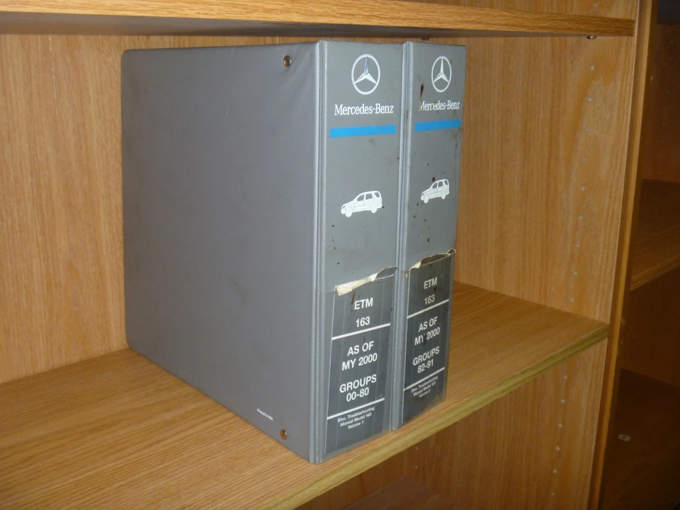 Diagrama de fiação elétrica manual 2000 Mercedes Benz ML320 ML350 ML430 ML500 ML55 - Imagem 1 de 1