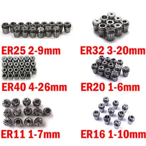 ER11/ER16/ER20/ER25/ER32/ER40 Spring Collet Set For CNC Milling Lathe Machine - Picture 1 of 12