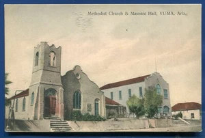 Yuma Arizona az Methodist Church old postcard - Picture 1 of 2
