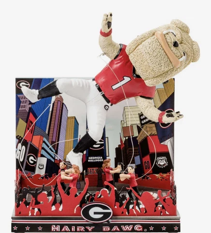 Hairy Dawg Georgia Bulldogs Thanksgiving Mascot Bobblehead Cover