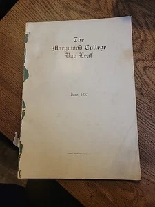 The Marywood College Bay Leaf Literaturzeitschrift Juni 1927 - Bild 1 von 6