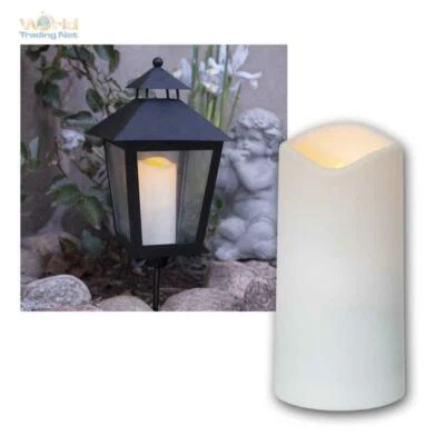 Mini Outdoor LED-Kerze mit Timer SERENE für Laternen, flackernd Außen Garten - Bild 1 von 4