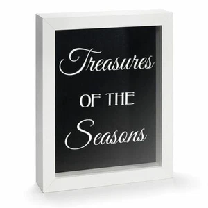 TREASURES OF THE SEASONS Home Decor Shadow Display Box - Glass Door on Front - Picture 1 of 1