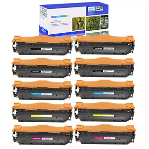 10 Stück Toner CC530A CC531A CC532A CC533A für HP 304A LaserJet CP2025dn CP2025x - Bild 1 von 24