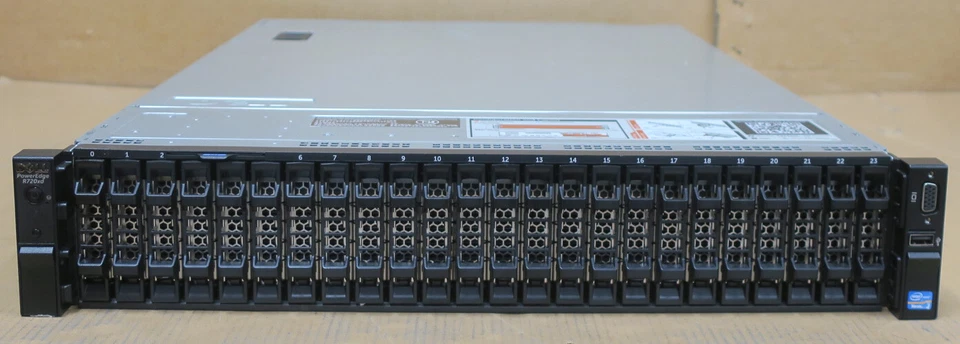 Dell PowerEdge R720xd 8C E5-2650v2 2.60GHz 96GB Ram 2x 300GB 10K HDD 2U Server - Image 1 of 2