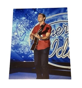 Foto firmata Clark Beckham 8,5x11! Runner Up della Stagione 14 American Idol! - Foto 1 di 1