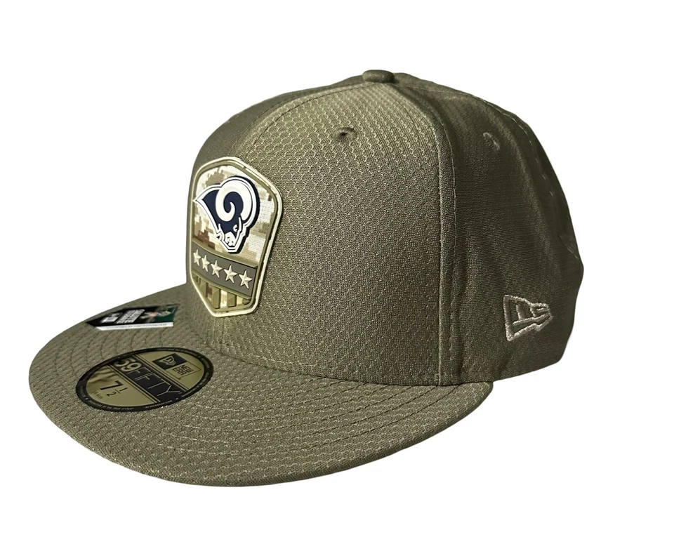 Era 59fifty Los Angeles La Rams Salute to Service Fitted Hat 7 1/2 12113411