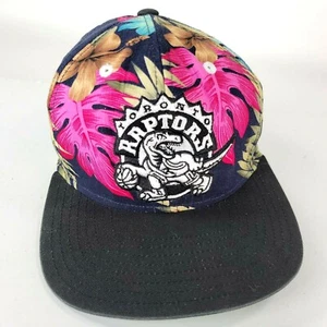Adidas Toronto Raptors NBA Basketball Snapback Floral Hawaiian Hat Cap - Picture 1 of 8