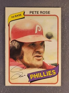 1980 Topps 540 Pete Rose EX Philadelphia Phillies - Bild 1 von 2