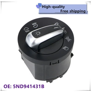 5ND941431B For VW Passat B6 B7 Golf Jetta Tiguan Car Headlight Fog Light Switch - Picture 1 of 6