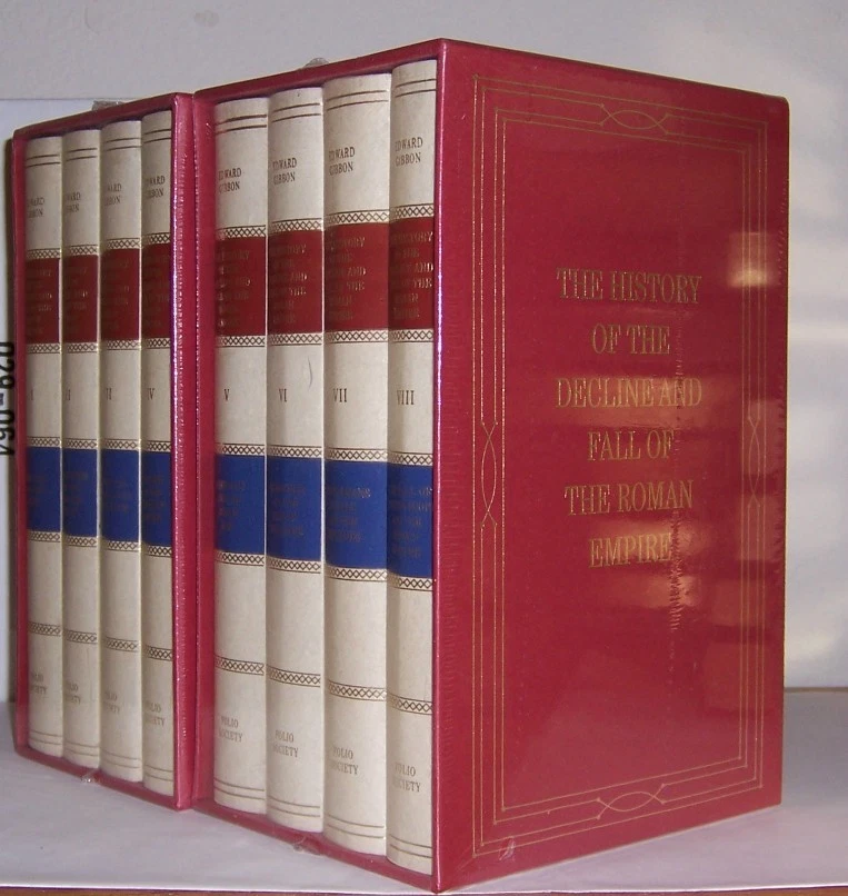 folio society History of Decline & Fall of the Roman Empire Edward Gibbon 8 vols — 第 1/1 张图片