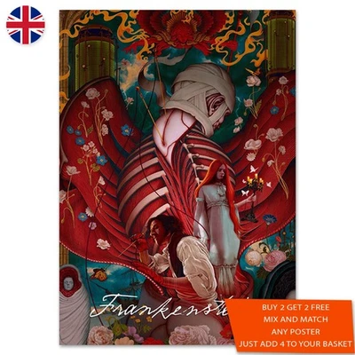 Frankenstein Poster Maxi A4 A3 A2 A1 Maxi Wall Art Movie Prints- 2441