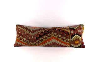 12x36 Ethnic Rug Pillow Decorative Vintage Faded Carpet Boho Cushion Cover 4153 - Picture 1 of 4