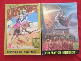King of Kings The Early Years + Exodus Promised Land NES Lot Wisdom Tree