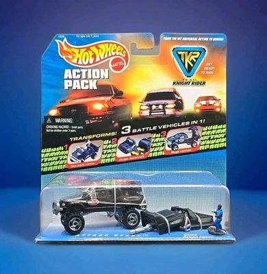 1998 Hot Wheels Action Pack TKR Team Knight Rider Attack Beast & Duke figure New - Image 1 of 4