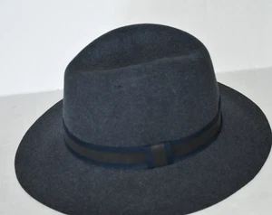 Sombrero para mujer RAG & BONE ALA FLOPPY fieltro lana FEDORA azul talla S - Imagen 1 de 3
