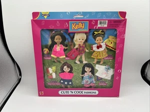 1997 Barbie Kelly Cute ’n Cool Fashions 5 Outfit Lot Set 4084 Neu in OVP Vintage Rarität Mattel - Bild 1 von 10