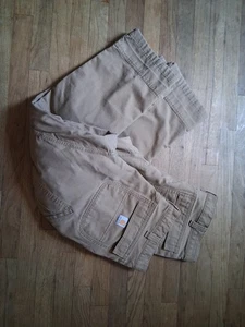 Carhartt 101709 257 Brown Pants Full Swing Mens 38X30 Relaxed Fit Pair - Picture 1 of 9