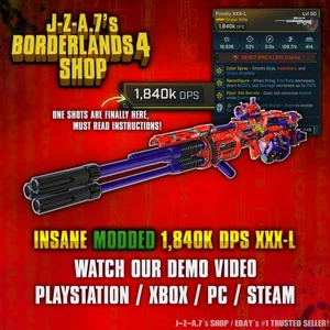 Borderlands 4✨ MODDED 1840K DPS XXX-L SNIPER INSANE DAMAGE BL4 ✅PC-PS-XBOX✨ - Picture 1 of 3
