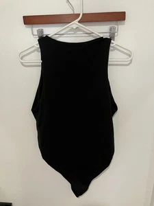 Zara Women's Sleeveless Bodysuit, Black, Size Medium - Picture 1 of 3