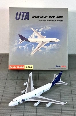 Star Jets 1:500 UTA Boeing 747-400 F-GEXA SJUTA043 READ! - Image 1 of 4