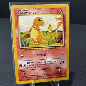 1999 Charmander 46/102 Base Set Pokémon TCG - MP - Imagen 1 de 2