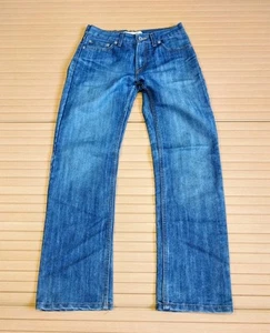 Levis Jeans Reg14 W27 L27 514 Straight Cut Slim Blue Kids Demin Zip Fly  - Picture 1 of 9