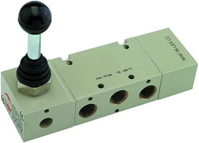 MARKENLOS RIEGLER 3/2-, 5/2- und 5/3-Wegeventil, handbetätigt