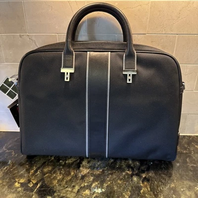 Tumi Slim Brief Nylon & Leather Bag Black 043110CP NWT - Image 1 of 4