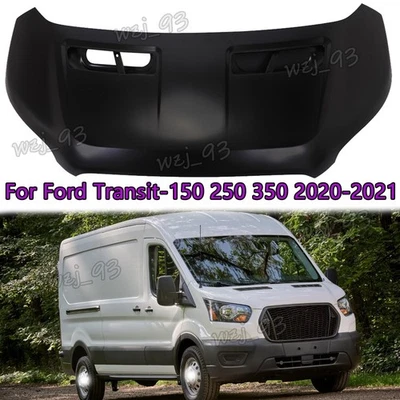 Fits 2020-2024 Ford Transit 150-350 E-Transit Front Hood Bonnet Lid Shell Panel Foto 1 de 4