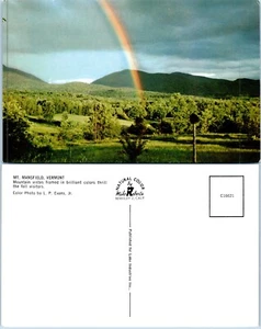 Mt. Mansfield, Vermont Rainbow Vintage Chrome PC - Picture 1 of 1