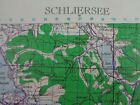 WW2 US ARMY Map of GERMANY &amp; AUSTRIA entitled &quot;SCHLIERSEE&quot; (+ KUFSTEIN etc)