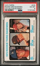 1973 Topps #615 Mike Schmidt Phillies HOF Rookie Card PSA 6 EX-MT 