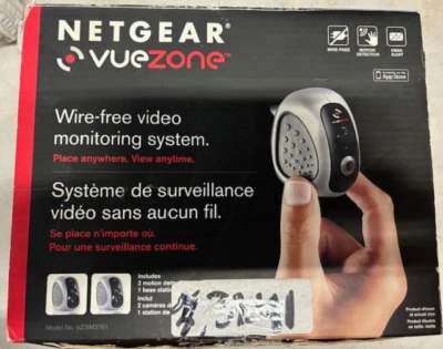 NETGEAR VUEZONE Wire-free Video Monitoring System VZSM2720-1ACPAS GENTLY USED - Image 1 of 4