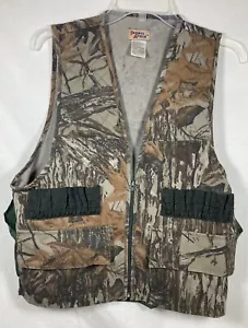VTG Realtree Sports Afield Size Small Camo Hunting Vest - w/ Game Pouch - Picture 1 of 11