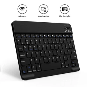 Bluetooth Wireless Keyboard Waterproof For Apple iPad Mac Computer - Picture 1 of 33
