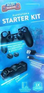 Gaming Starter KIT für Playstation 4 Controller Hülle PS4 Ladestation Ladekabel - Bild 1 von 4