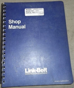 LINK BELT LS-4800 LS-5800 EXCAVATOR SERVICE SHOP REPAIR WORKSHOP MANUAL - Picture 1 of 5