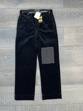 Rare 2008  Rugby By Ralph Lauren rrl Vintage Black Corduroy  JEAN Pant 30 X 32