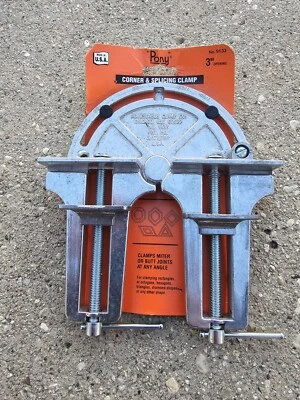 NOS Pony 3" Corner & Splicing Clamp No. 9133 Made in USA - Image 1 of 2
