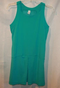 IVIVVA BY LULULEMON DRESS GIRL'S WITH MESH SIZE 14 TURQUOISE - Picture 1 of 6